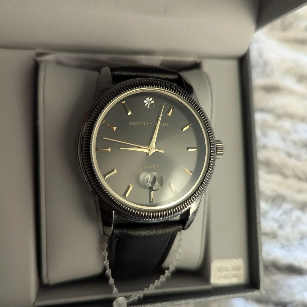 Geoffrey Beene Leather WATCHES... NEW - Picture 12 of 15